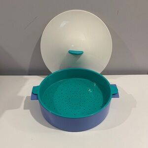vintage Tupperware 3-piece Micro Steamer set, model 3066A